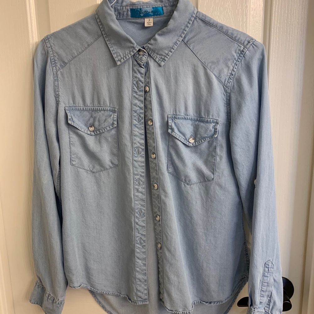 Chambray button down